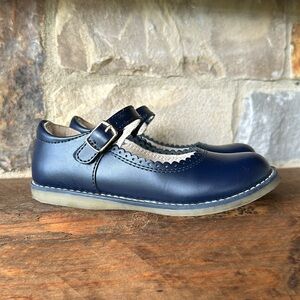 Footmates Toddler Girl Size 11 Navy Maryjane’s